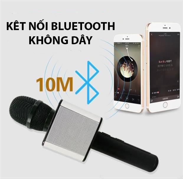 Micro Karaoke Bluetooth Floveme - SD08 Cấm Tay, Kết nối không dây, Âm thanh chân thật, loa to, bass chuẩn, pin 2600mah - Hàng chính hãng