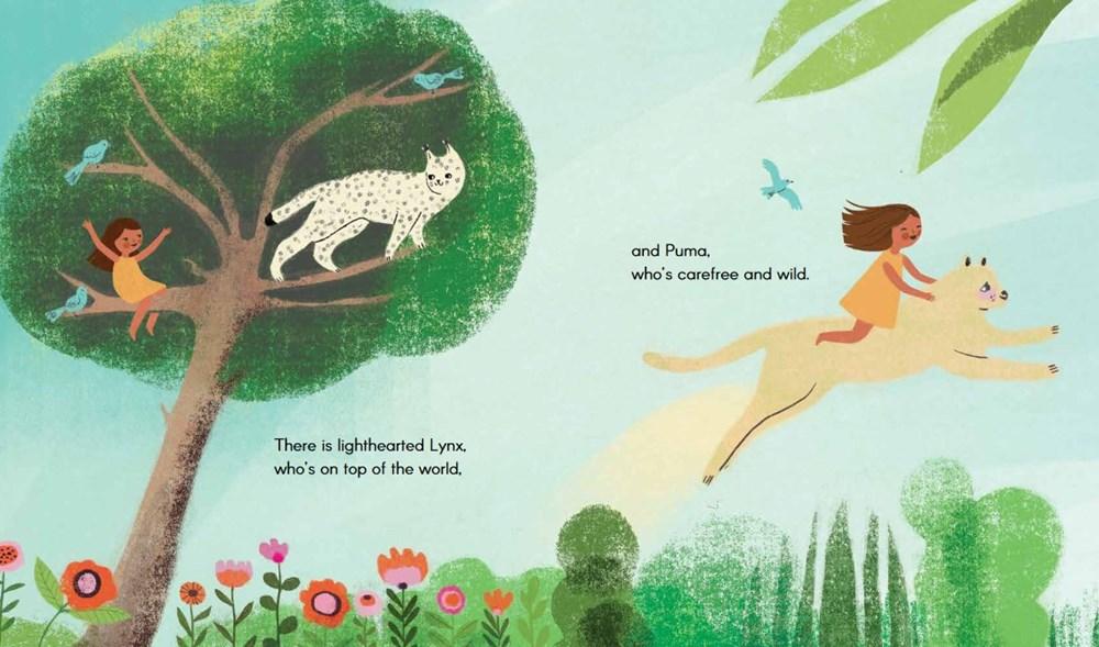 Sách - Kaia's Big Felines by Aura Lewis (UK edition, Hardcover Picture Book)