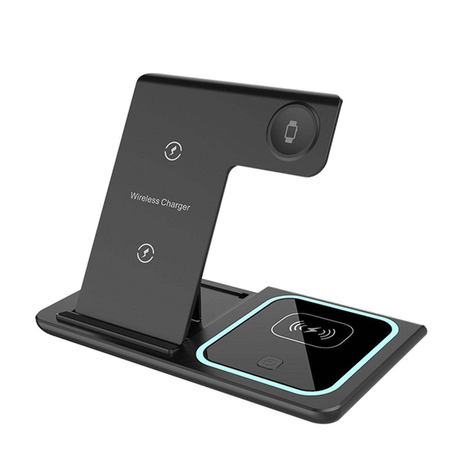 3in1  Wireless  Dock Stand For  Smartphone