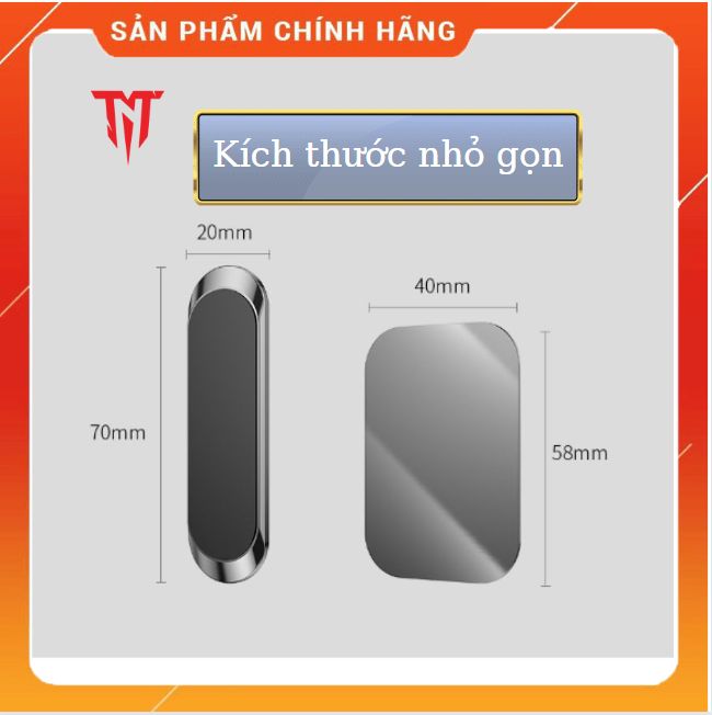 Đế nam châm từ tính hít điện thoại gắn trên ô tô - Hàng chính hãng