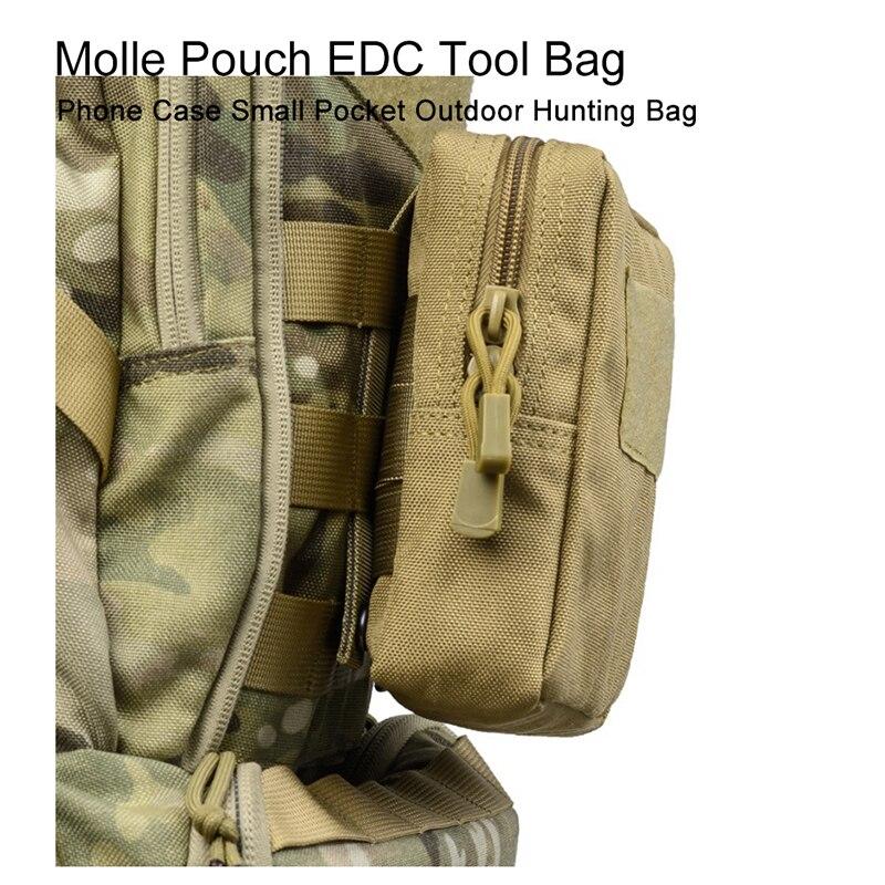 Molle Pouch EDC Túi công cụ Tiện ích quân sự Tactical Túi thắt lưng Vỏ điện thoại Vỏ điện thoại Túi nhỏ Phụ kiện săn bắn ngoài trời Mag Pouch