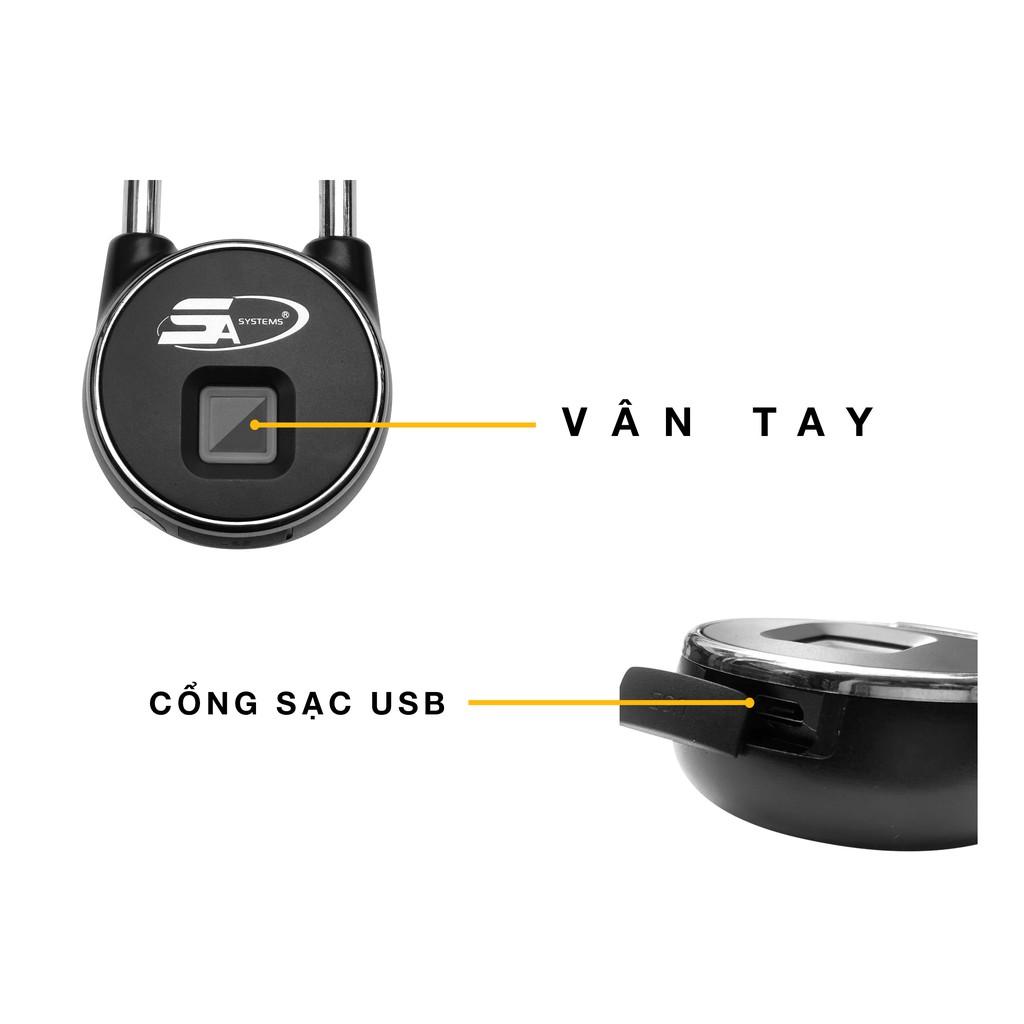 Khóa vân tay mini 5A Z80 - Chất liệu hợp kim thép không gỉ chắc chắn vượt trội với tính năng hoạt động bằng màu sắc