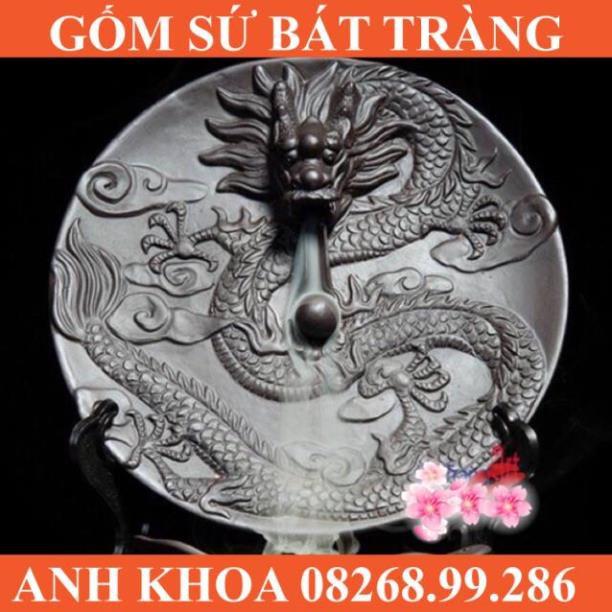 Thác khói rồng phun châu nhả ngọc - Gốm sứ Bát Tràng Anh Khoa