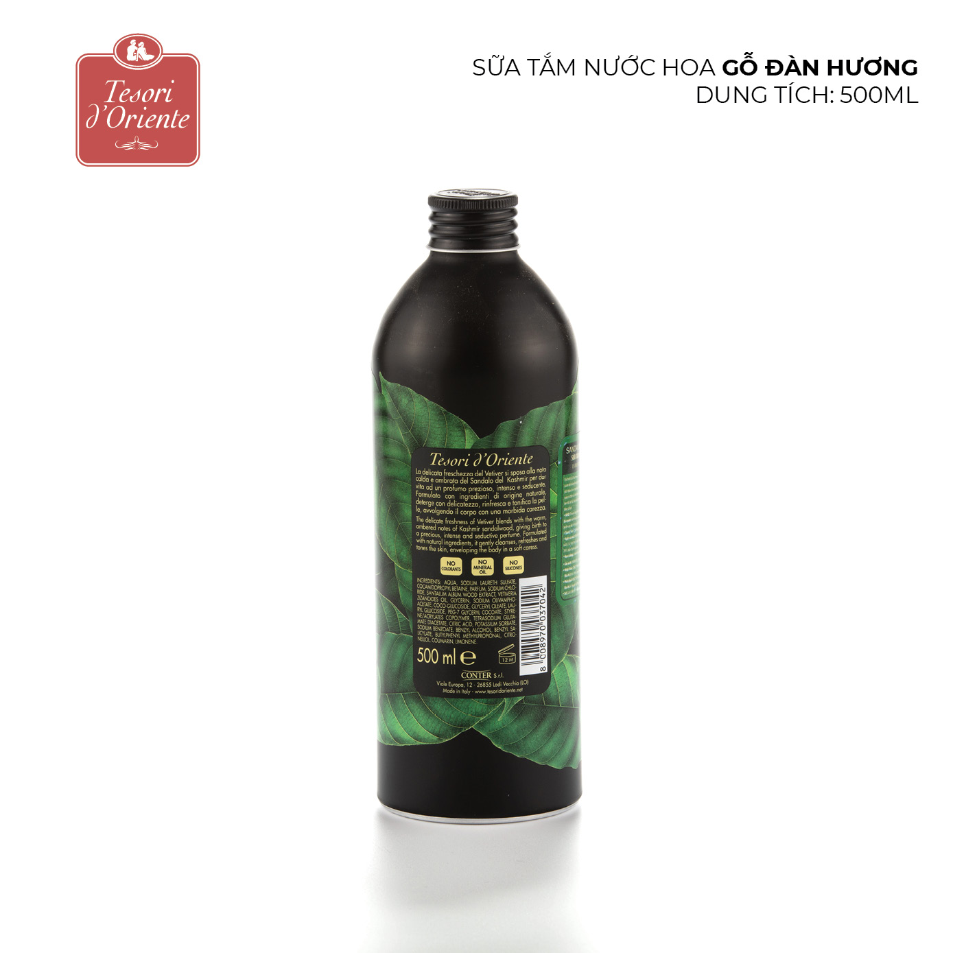 Sữa tắm Tesori d'Oriente Gỗ Đàn Hương 500ml