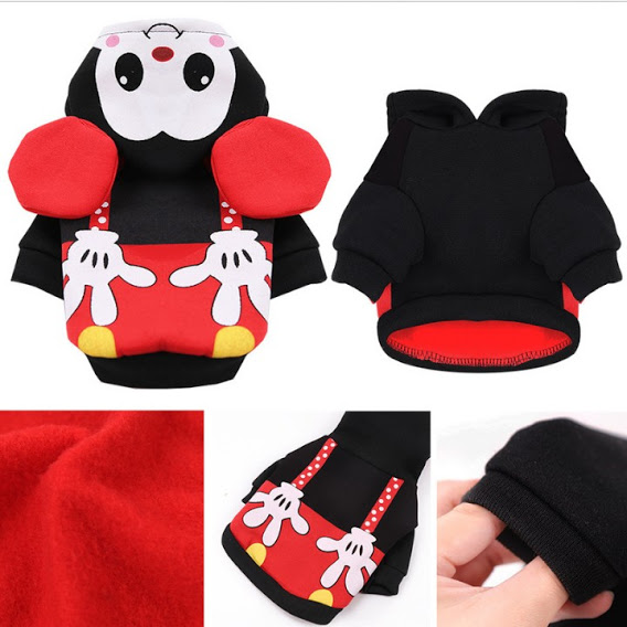 ÁO HOODIE CHO CHÓ MÈO HÌNH CHUỘT MICKEY- SP000554