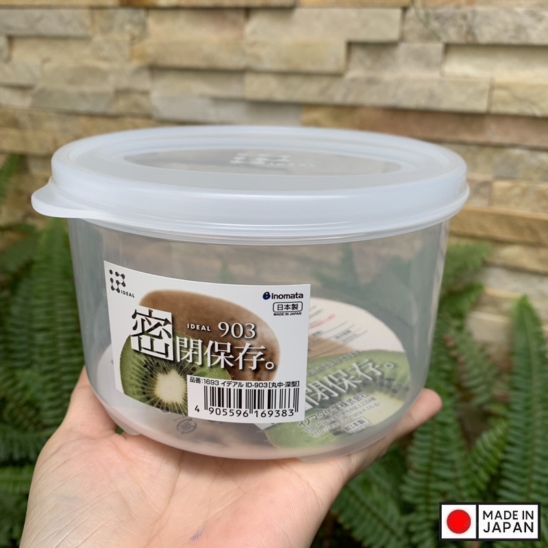 Hộp Nhựa Tròn Nắp Dẻo Bảo Quản Thực Phẩm Tốt - Nội Địa Nhật Bản