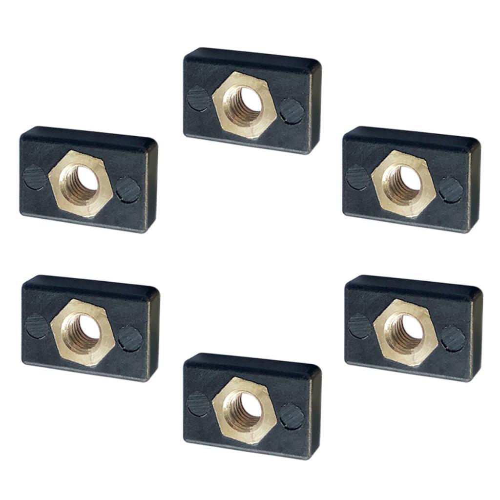 12pcs Kayak Rail/Track Screws Track Nuts Hardware Gear Mount Replacement Kit