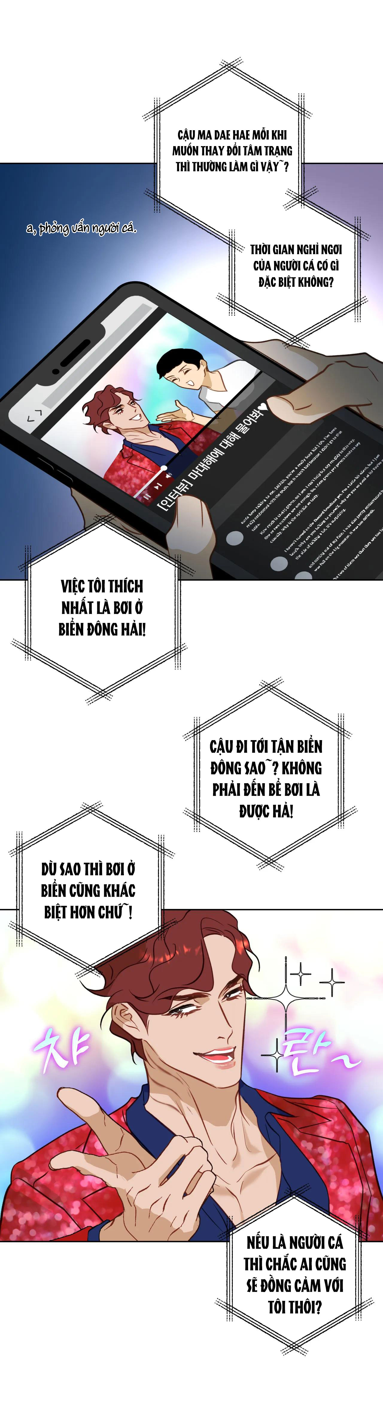 Mối Tình Đầu Của Chủ Quán Hải Sản Là Người Cá chapter 13.2 - Trang 7
