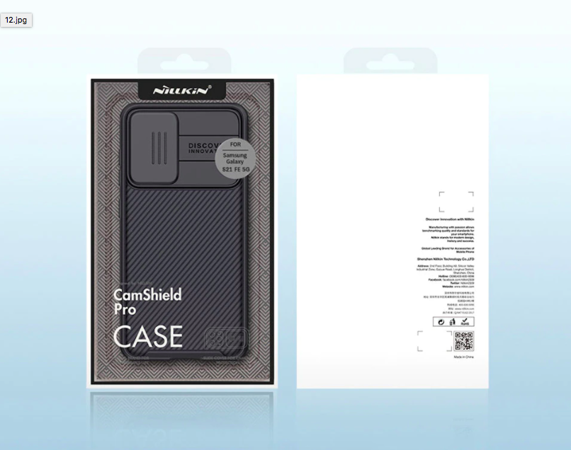 Ốp lưng chống sốc bảo vệ Camera cho SamSung Galaxy S21 Fe hiệu Nillkin Camshield - Hàng nhập khẩu