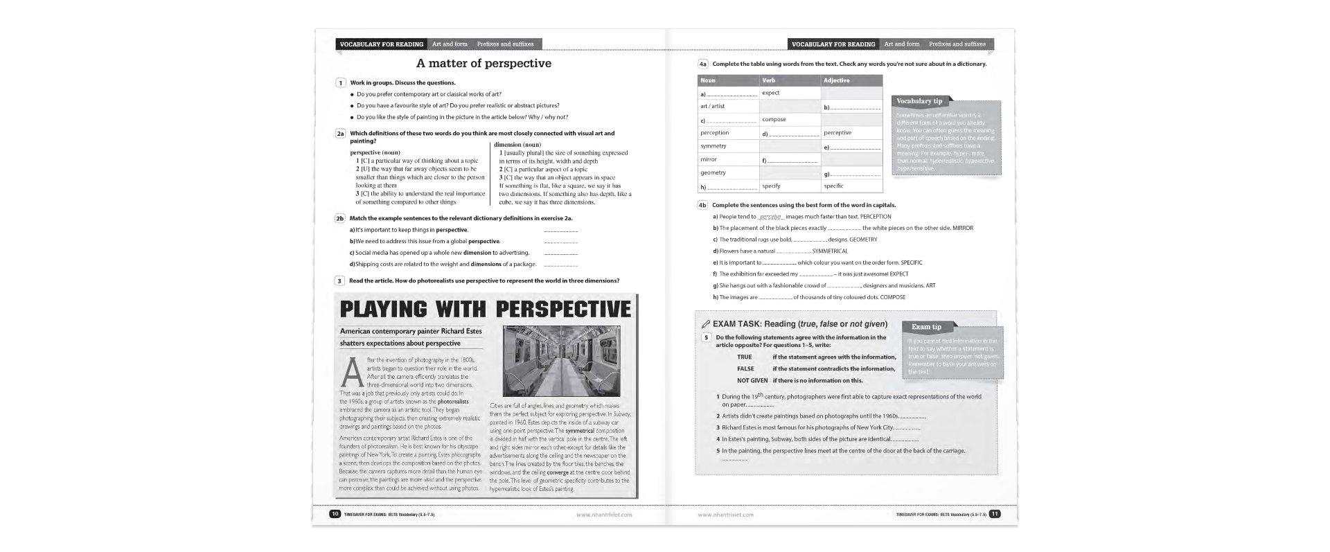 Sách Timesaver For Exams - IELTS Vocabulary 5.5 - 7.5