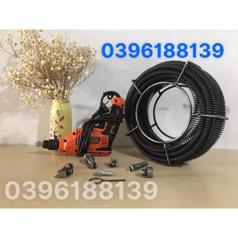 Dây thông tắc cống dùng cho máy khoan phi 16