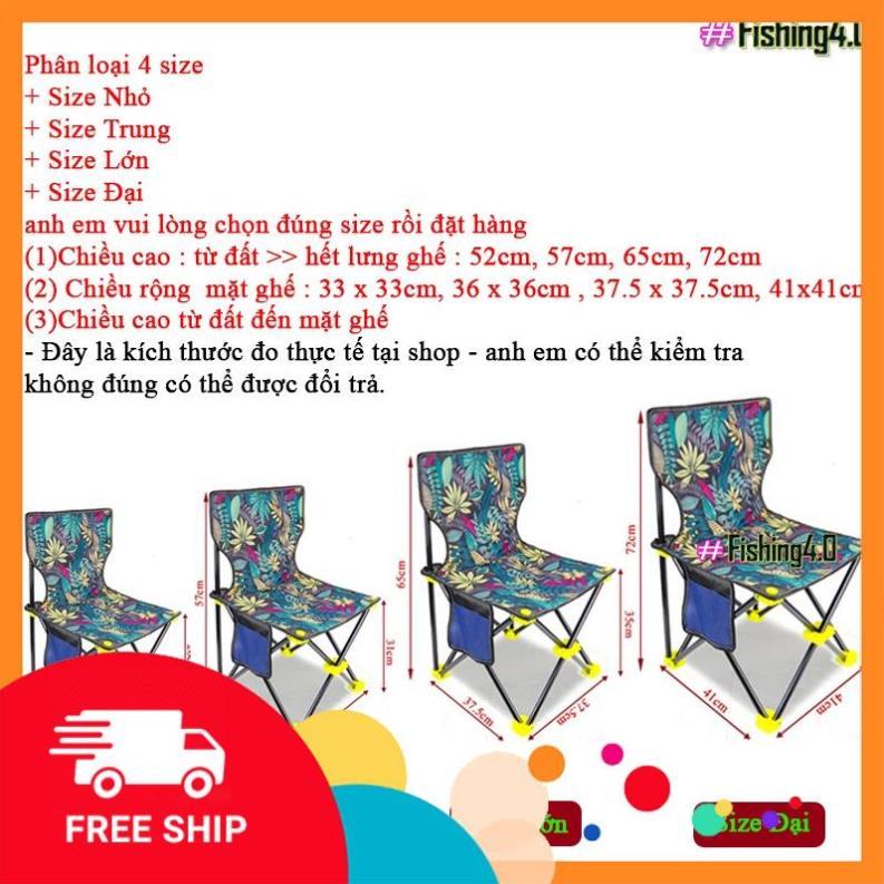 Xả kho Ghế Câu Cá Hạ Bích - Ghế dã ngoại gấp gọn tiện lợi - chất lượng tốt AA38