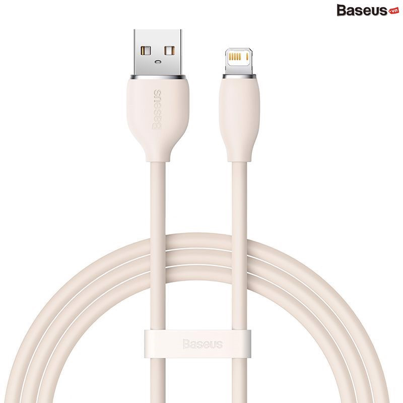 Cáp sạc nhanh cho IPhone Baseus Jelly Liquid Silica Gel Fast Charging 2.4A Data Cable - Hàng chính hãng