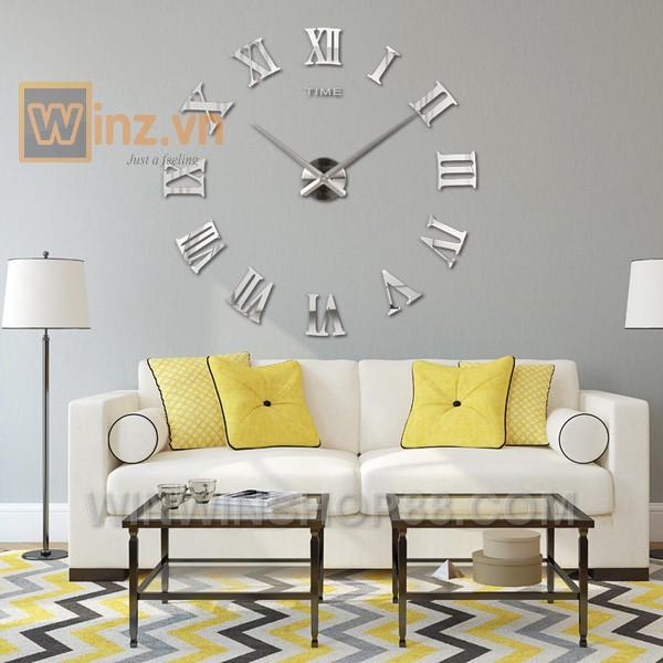 Đồng hồ dán tường số La Mã V.2 - Winz.vn