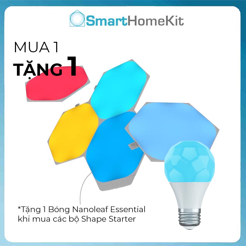 Đèn thông minh Nanoleaf Shapes Lục Giác 5 ô đèn (Bộ khởi động)