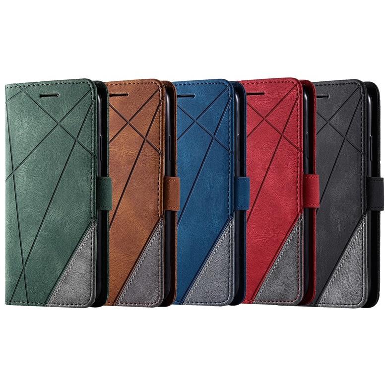 Ốp điện thoại da gập nam châm thời trang dành cho Samsung Galaxy S9+ S8+ Note10+ Note10 Lite Note20 Ultra