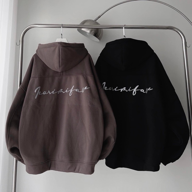 HOODIE ZIP CHỮ IN FEAR PHẢN QUANG FORM UNISEX, Áo Khoác Hoodie Zip Nam Nữ Form Rộng In Chữ, Áo Khoác Hoodie Form Rộng Chất Vải Nỉ Ngoại Siêu Đẹp chống nắng mùa hè