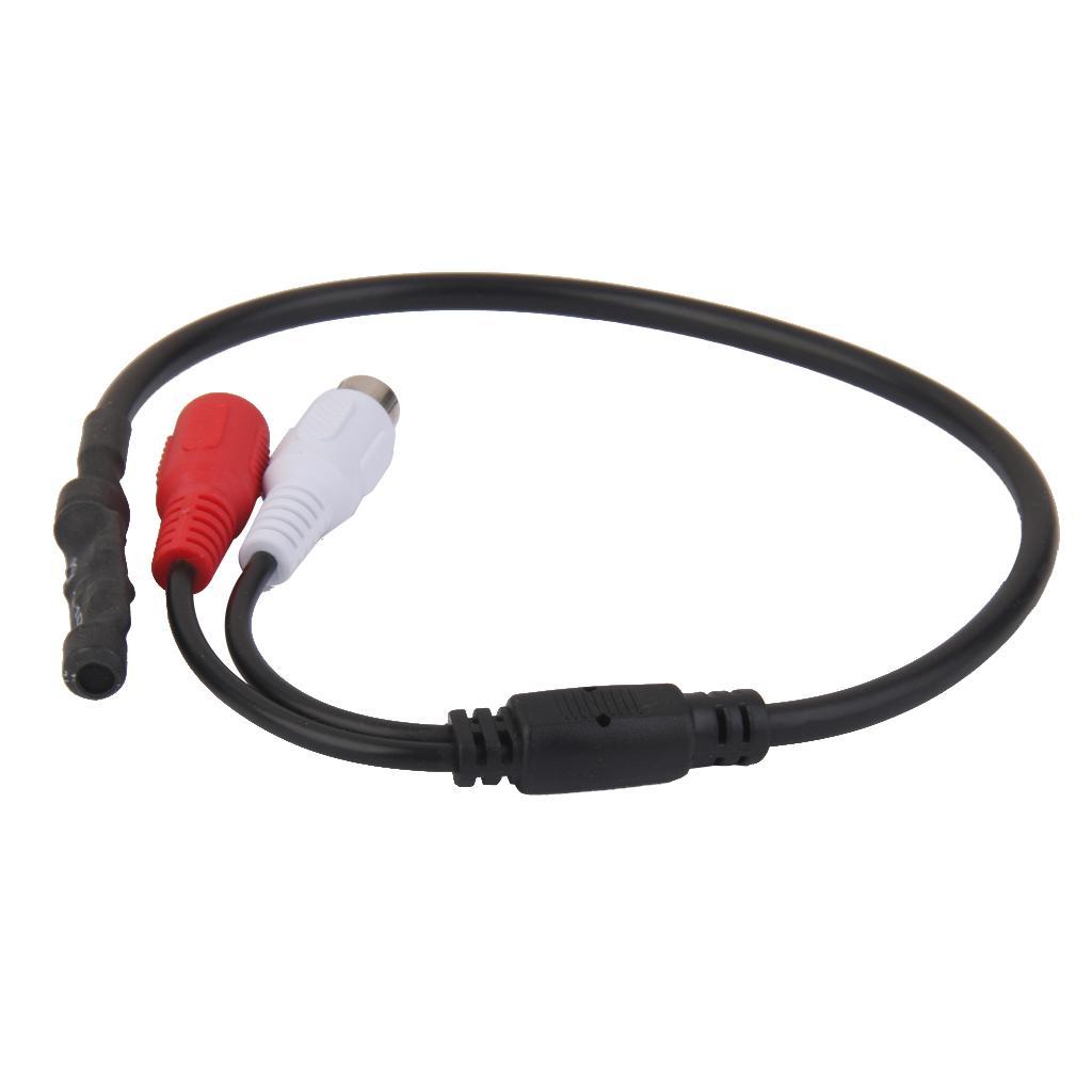 40cm CCTV Camera Mini Microphone Audio/Sound Monitor  with RCA Plug