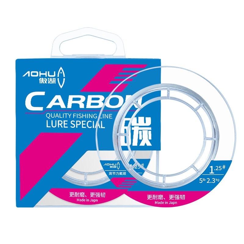 Dây Cước Carbon cao cấp AOHU 50m Chuyên làm thẻo câu cá, dây cước thẻo carbon Aohu 50m AnhNam-Fishing