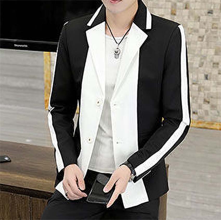 Áo vest nam phối 2 màu thanh lịch sang trọng dễ phối đồ được làm từ vải Polyester ít nhăn H56