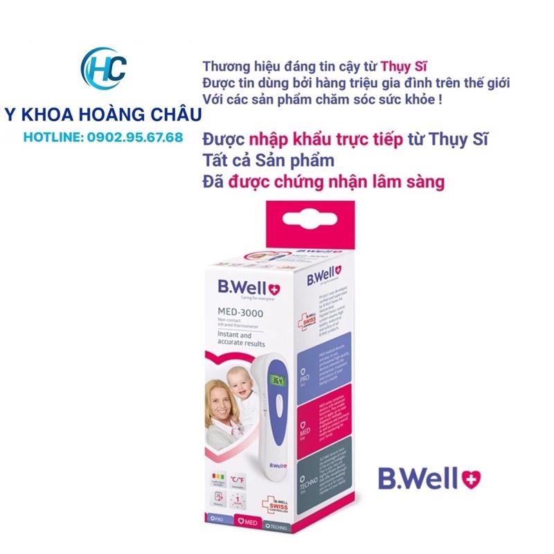 Nhiệt kế hồng ngoại B.Well MED-3000 (Nhập khầu chính hãng Thụy sĩ-BH 2 năm)