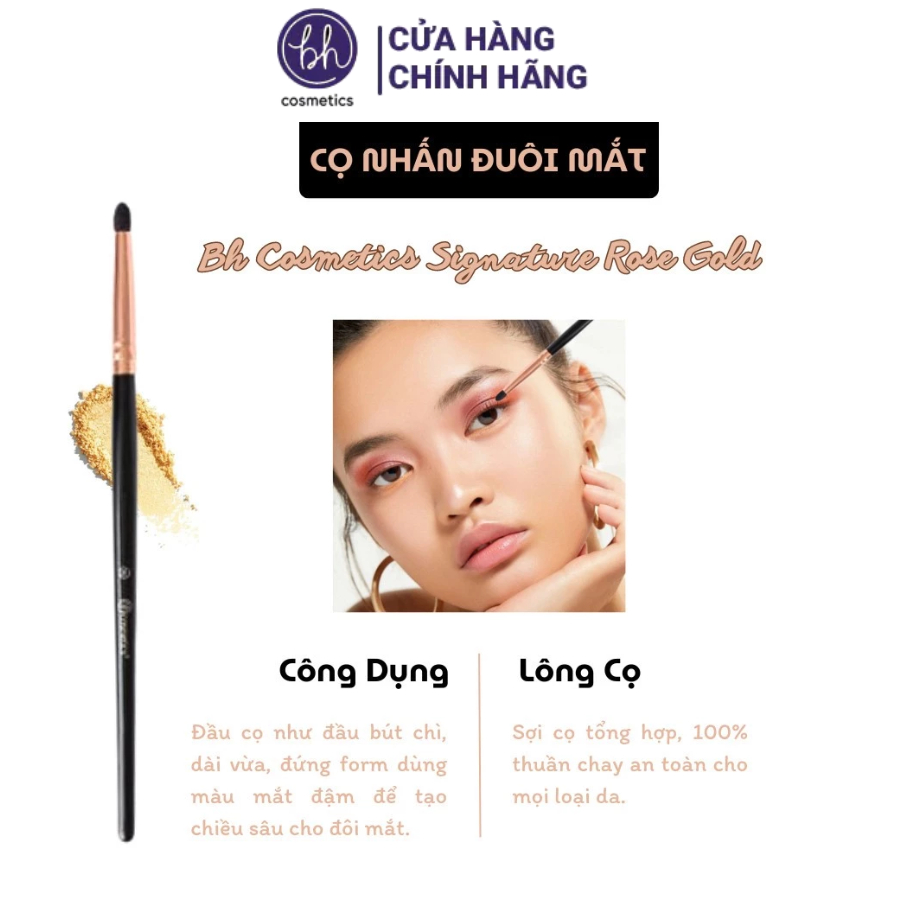 Cọ nhấn đuôi mắt Bh Cosmetics Signature Rose 10