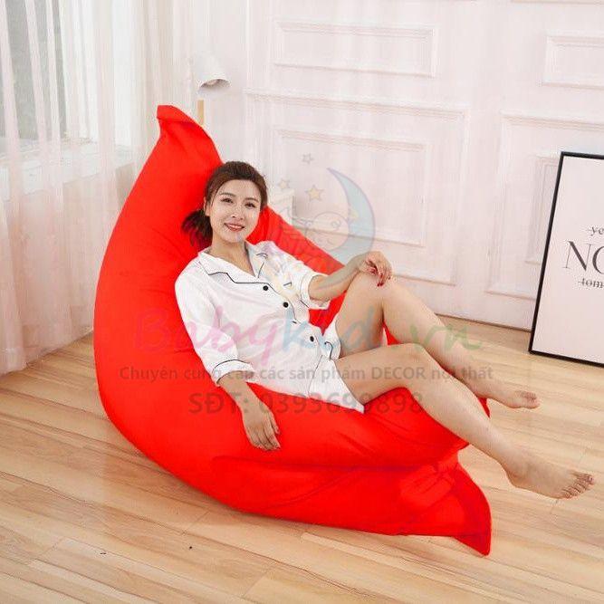 Ghế xốp hình chữ nhật size 120CM x 150CM, đơn màu kaki/da lộn, có xốp
