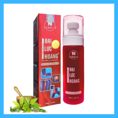 Dầu Xoa Bóp Đại Lực Hoàng VIP Đỏ 150ml Hỗ Trợ Xương Khớp