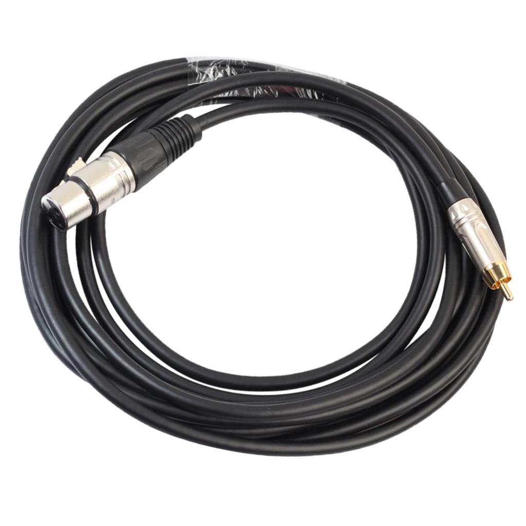 XLR Female To 3.5mm Connector Cable Microphone Cord Speaker For Microphone