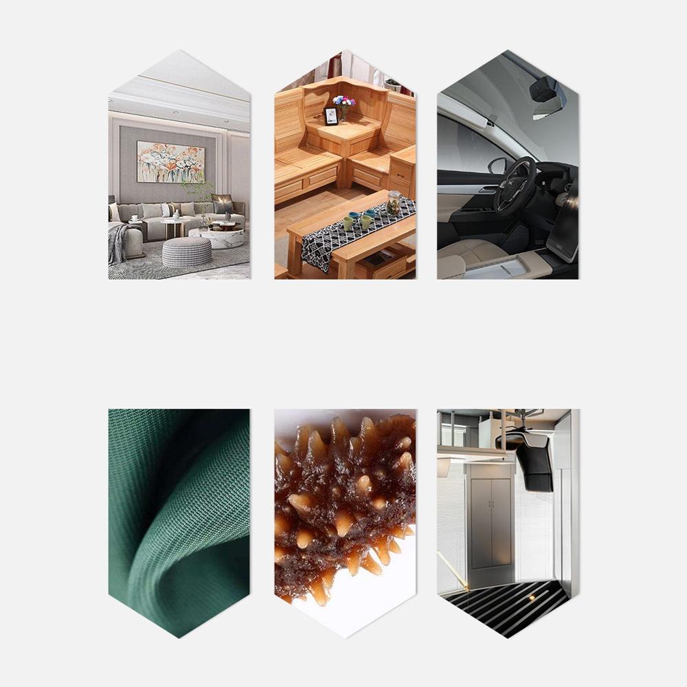 Portable Air Quality Monitor CO2 CO PM2.5 HCHO TVOC Temperature Humidity Monitor Home Digital Air Quality Detector Multifunctional Formaldehyde Tester Air Analyzer