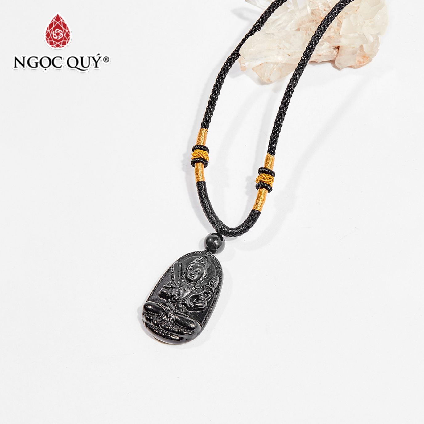 Dây chuyền phật bản mệnh hư không tạng bồ tát - Ngọc Quý Gemstones