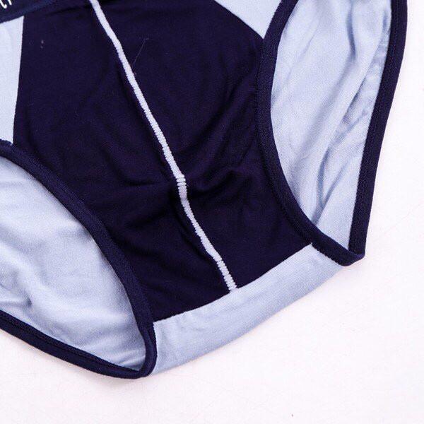 5 quần sịp nam xuất nhật 100% cotton kèm túi zip kiểu tam giác .