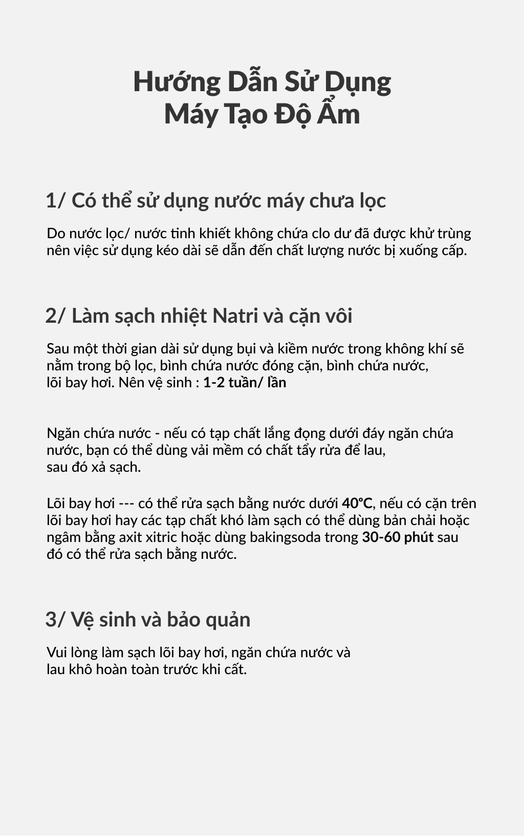 Máy tạo độ ẩm không đọng sương Lydsto H5 - Hàng chính hãng