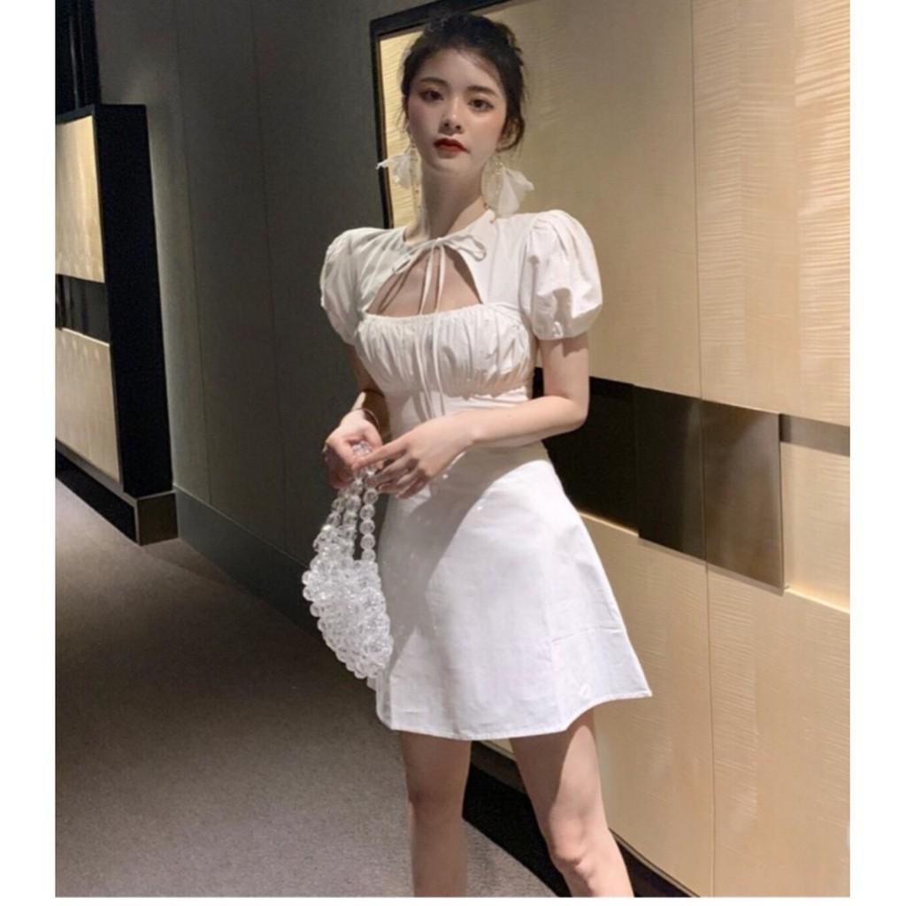 ĐẦM XÒE NỮ TAY PHỒNG THỜI TRANG CAO CẤP XINH XẮN QC