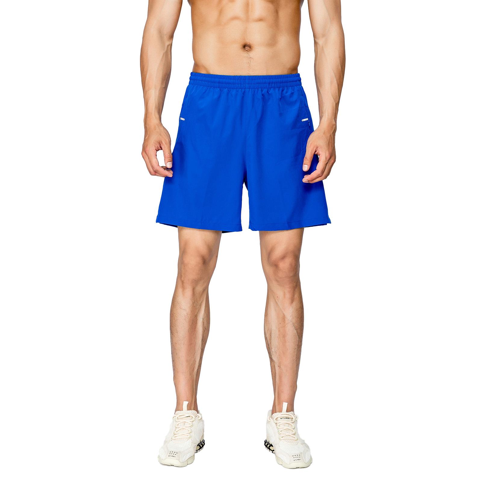 Quần short thể thao cho nam, có túi, ​dây thắt lưng, thoáng khí, siêu nhanh khô