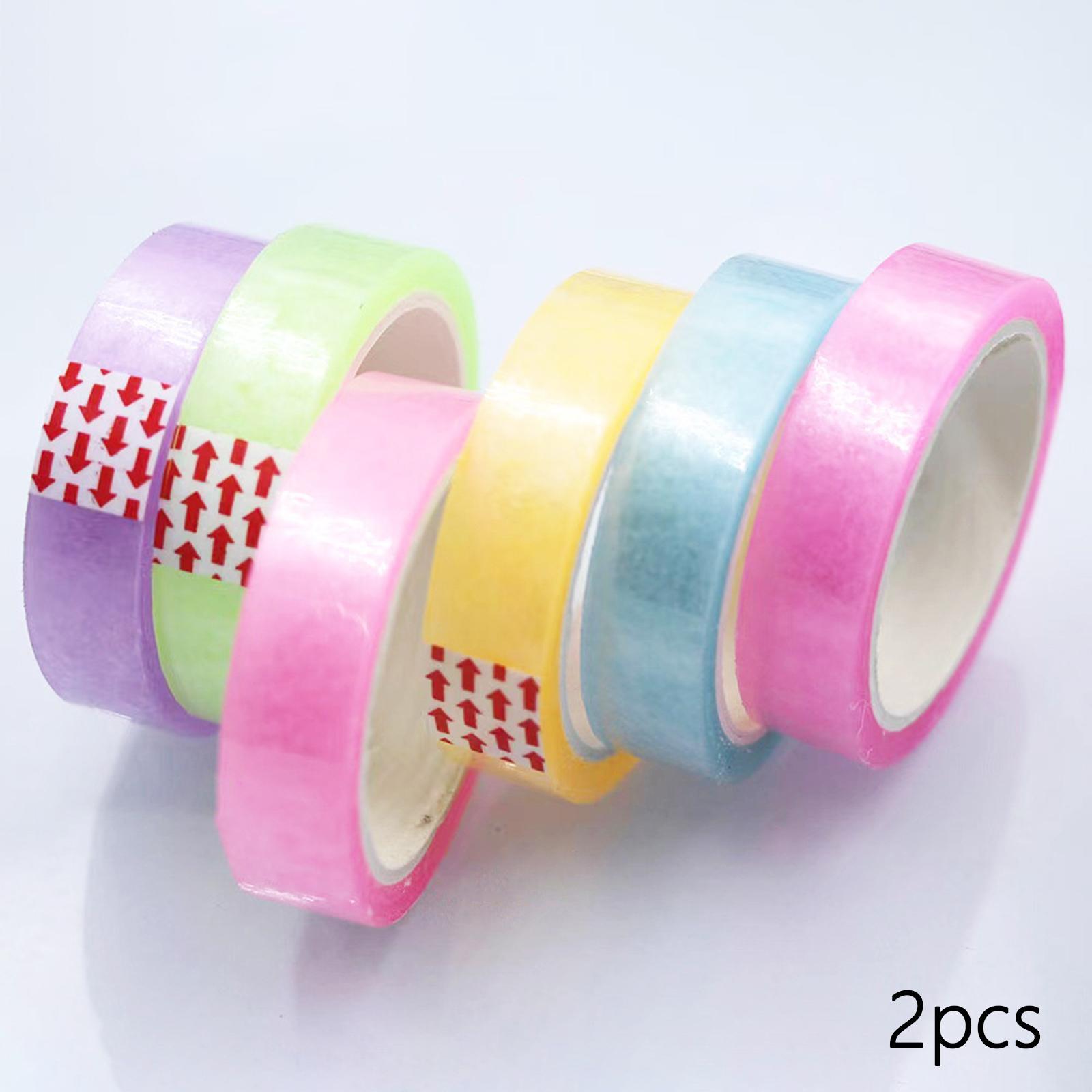 12Pcs Funny Sticky Ball Tapes Colorful for Relaxing Game Accessories Sticky Tape for Adult Kids Craft Supplies Party Home School
