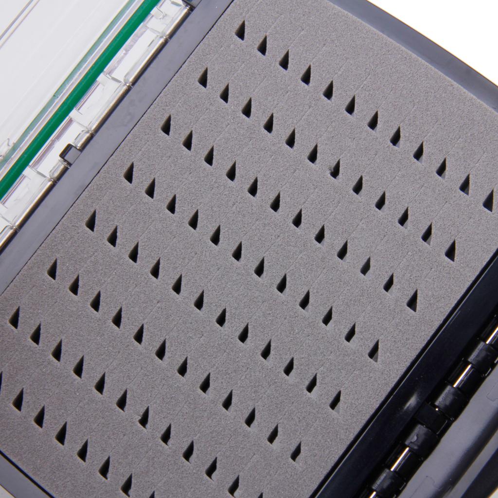 2-Side Waterproof Fishing Fly Box Tackle Lure Baits Storage Case Box