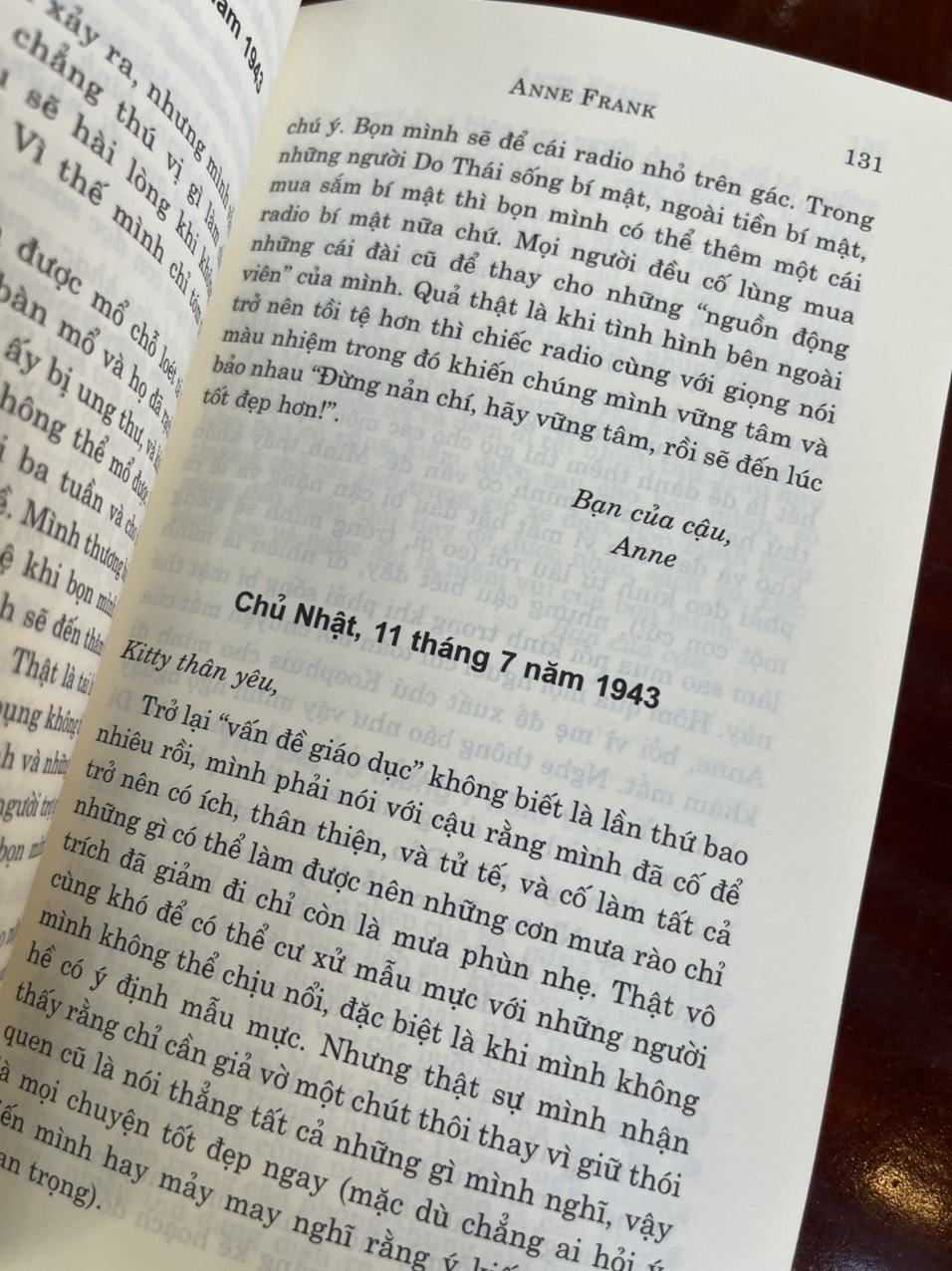 NHẬT KÝ ANNE FRANK (tái bản 2022) – Đông A