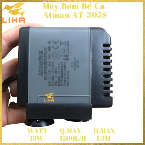 Máy Bơm Bể Cá Atman AT-305S (13W-1200L/H - 1.3M) - Máy Bơm Nước Hồ Cá