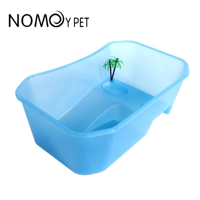 Bể nuôi rùa nhỏ - bể rùa mini nhựa PP kích thước 25x17x11cm petstore
