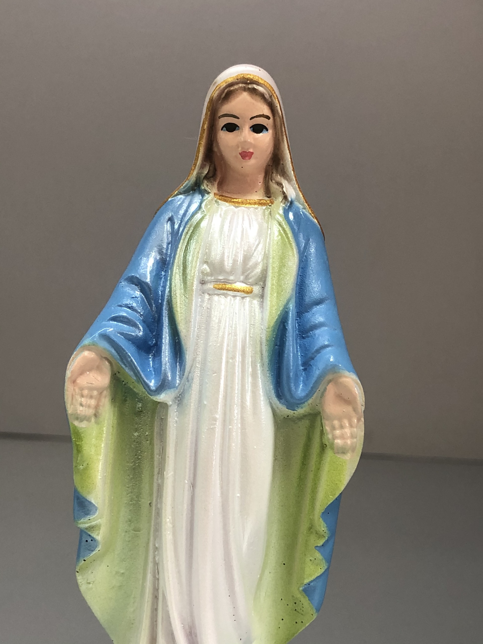 Tượng ĐỨC Mẹ MARIA  ĐỂ Ô TÔ CAO 15cm