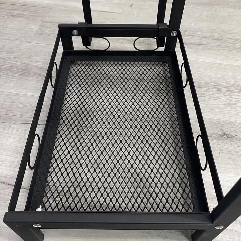 Kệ Gia Vị Đa Năng Nhà Bếp 2 Tầng SenNai Thép Cacbon Sơn Tĩnh Điện Cao Cấp KGV2T