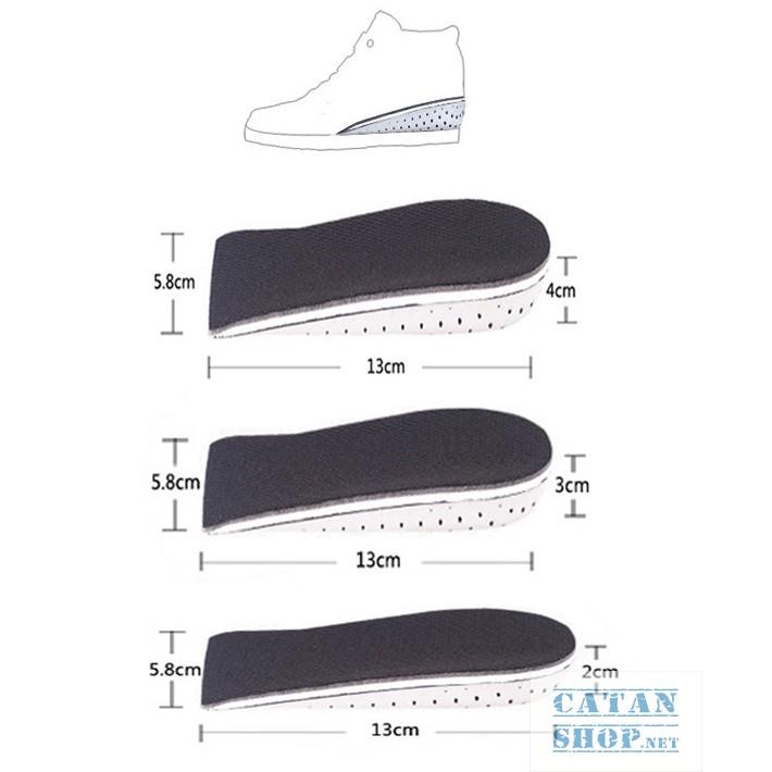 Lót giày EVA tăng chiều cao mặt vải lưới thoáng khí, hạn chế mùi hôi cao cấp GD453-TCCEva