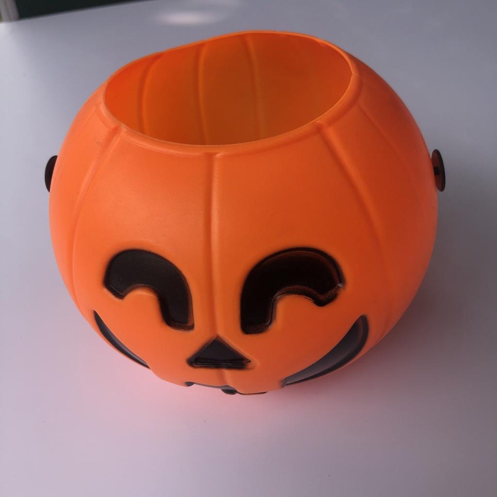 Giỏ xách bí ngô có nhạc có đèn loại đẹp cho bé xin kẹo chơi Halloween