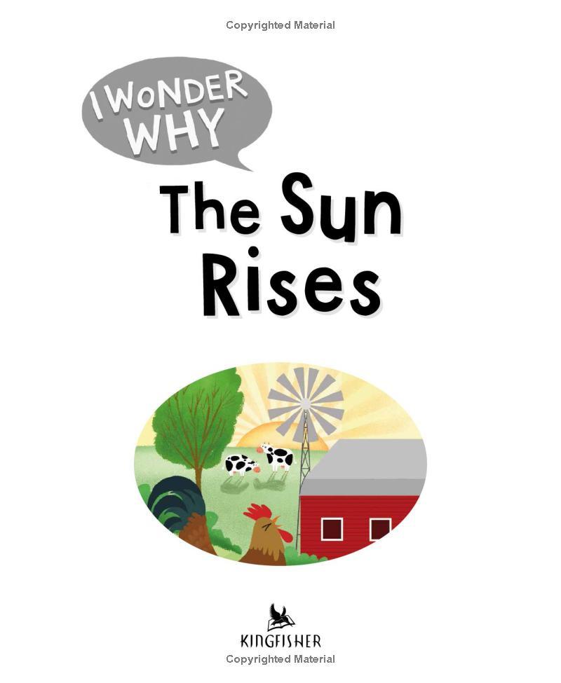 Sách ngoại văn: I Wonder Why The Sun Rises