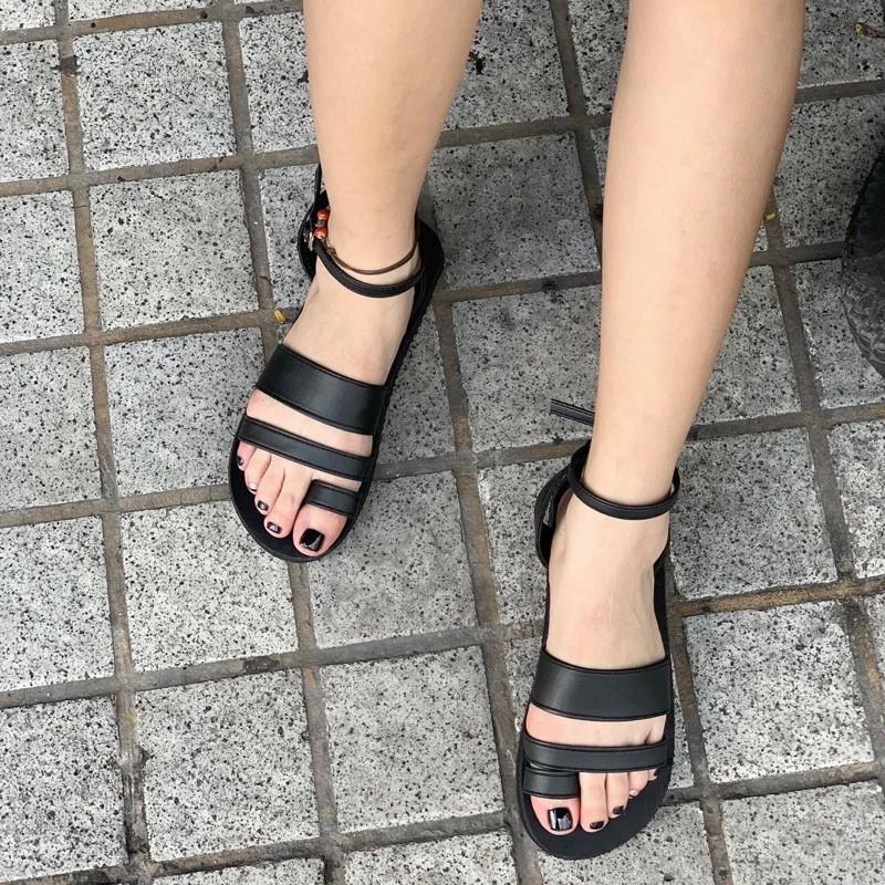 Giày sandals xỏ ngón da mềm _ No.06