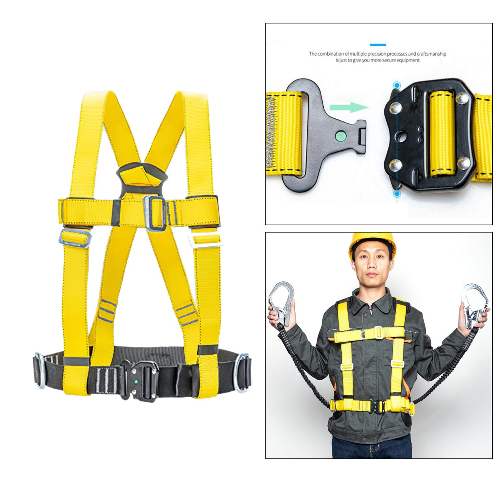 Half Body Waist Safety Belt Harness Survival Rope Explore Aerial Work A
