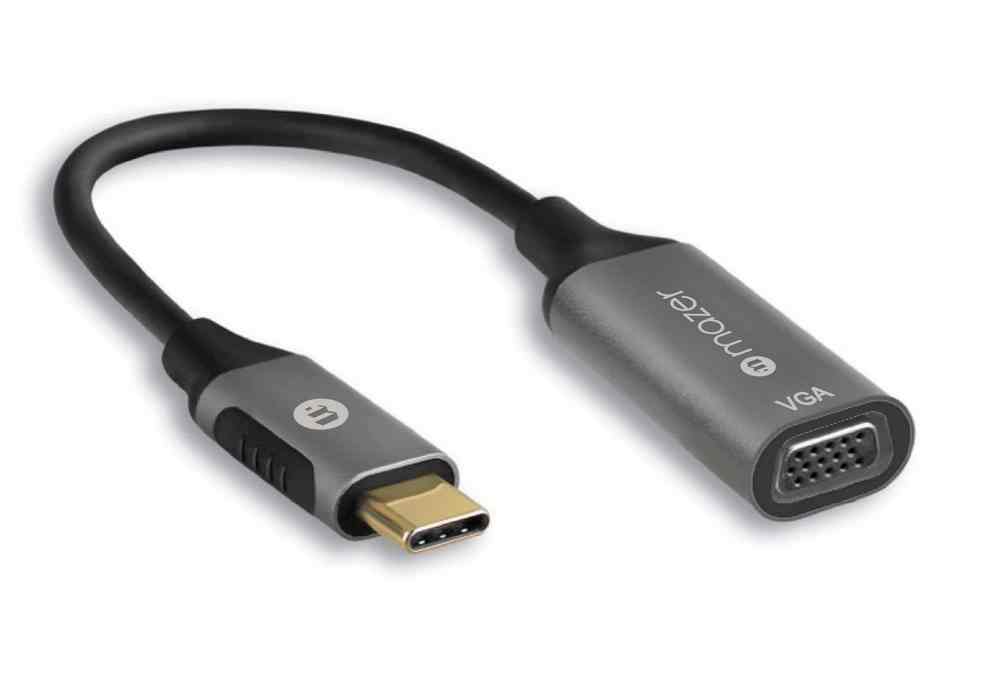 Bộ Chuyển Đổi Mazer ALU USB-C to VGA 1080P Adapter - Hàng Chính Hãng