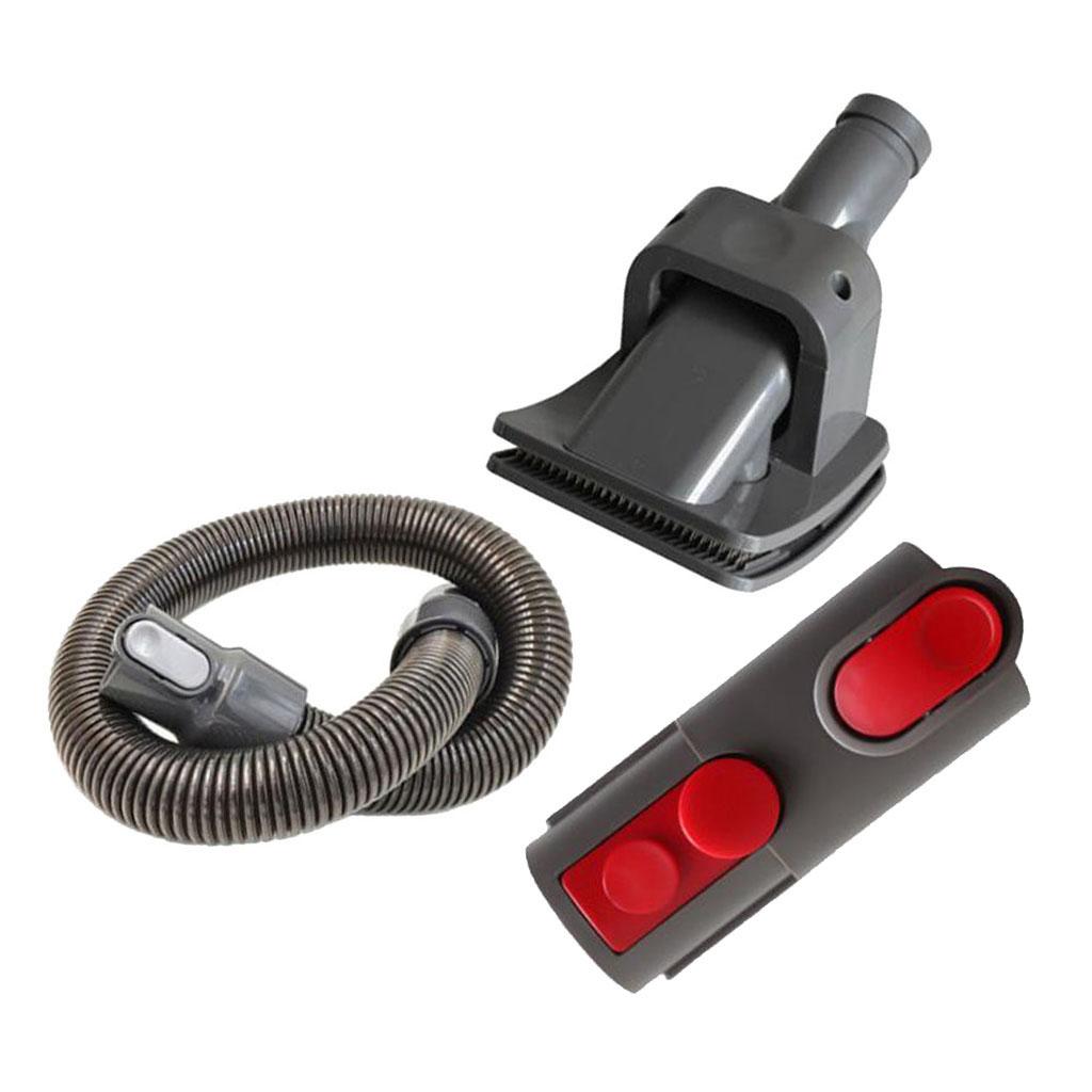 Replacement Groom Cat Dog Pet Tool Brush + Extension Hose + Vacuum Cleaner Adapter For Dyson Vacuum Cleaner, 3pcs/set