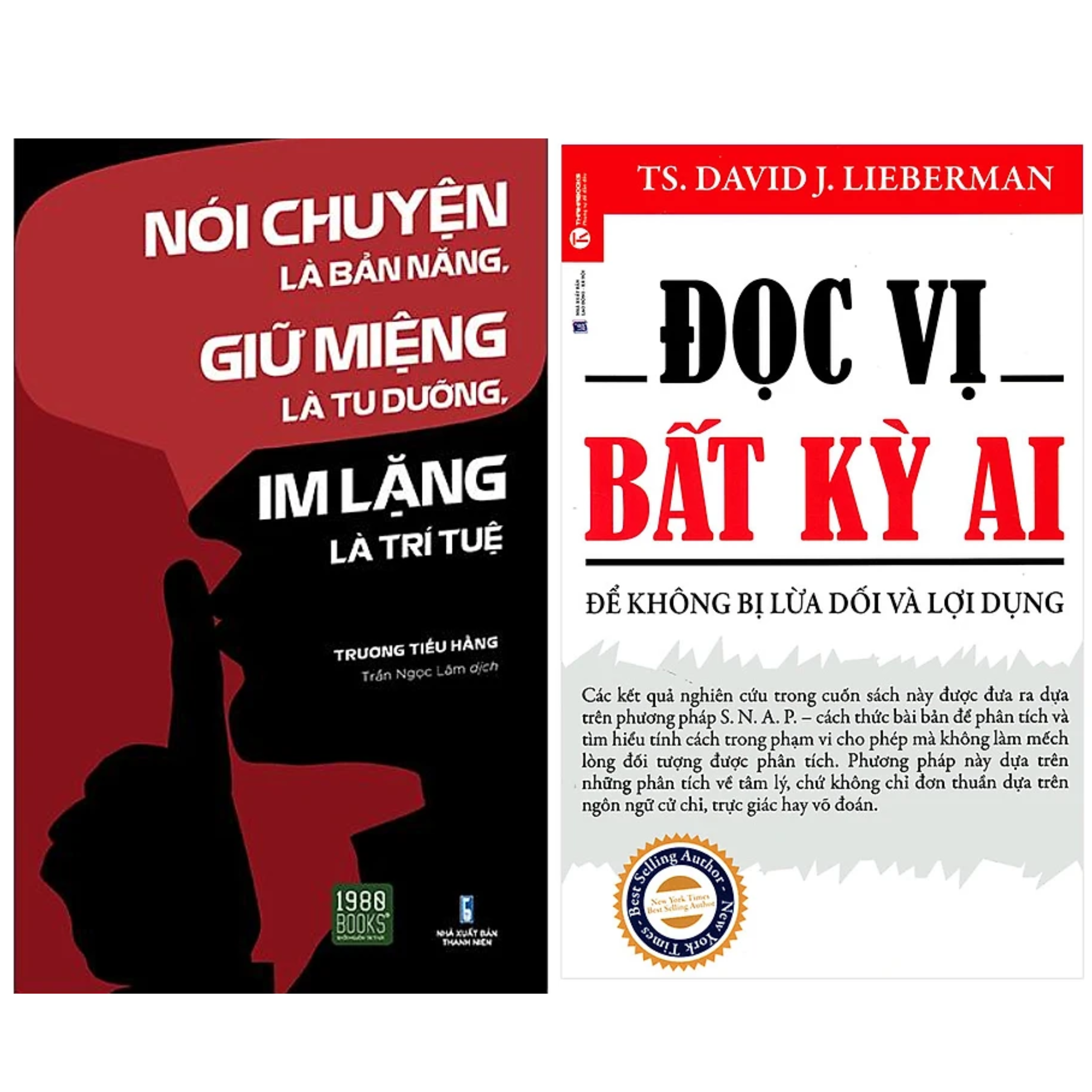 Combo 2Q: Nói Chuyện Là Bản Năng, Giữ Miệng Là Tu Dưỡng, Im Lặng Là Trí Tuệ + Đọc Vị Bất Kỳ Ai